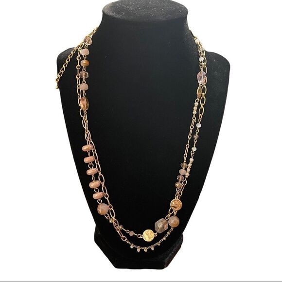 NWT Style &Co gold tone hardware different shades of pink beads - Picture 1 of 3